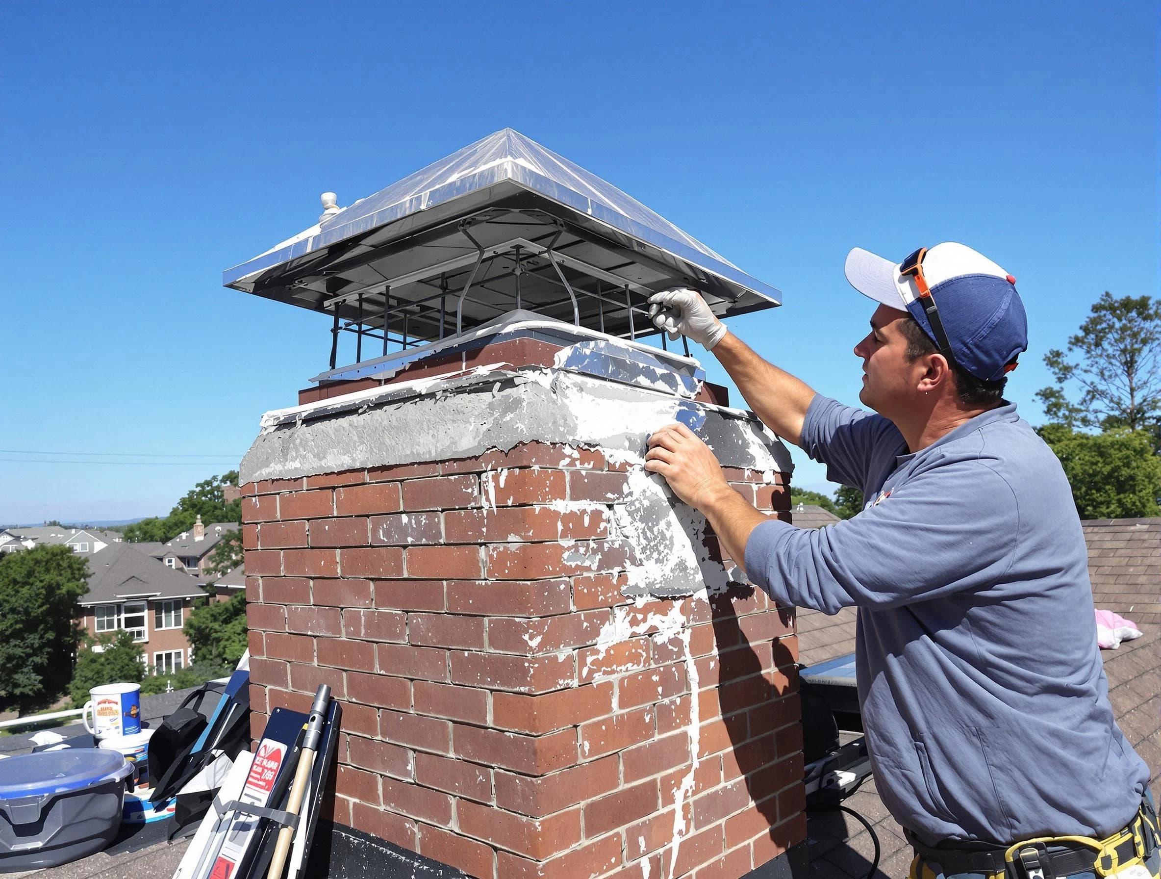 Chimney Crown Services service in Irvington, NJ