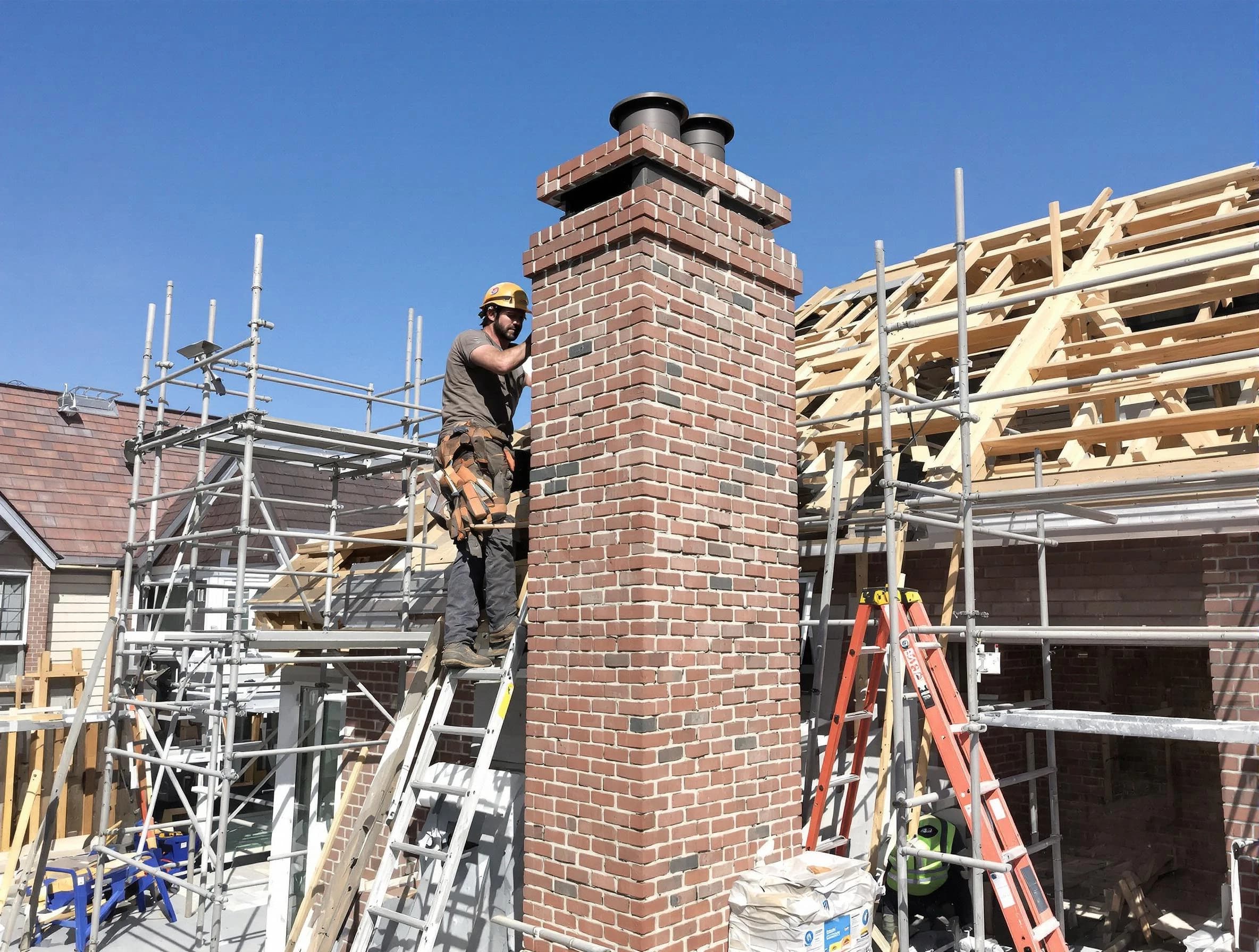 New chimney installation completed by Irvington Chimney Sweep in Irvington, NJ