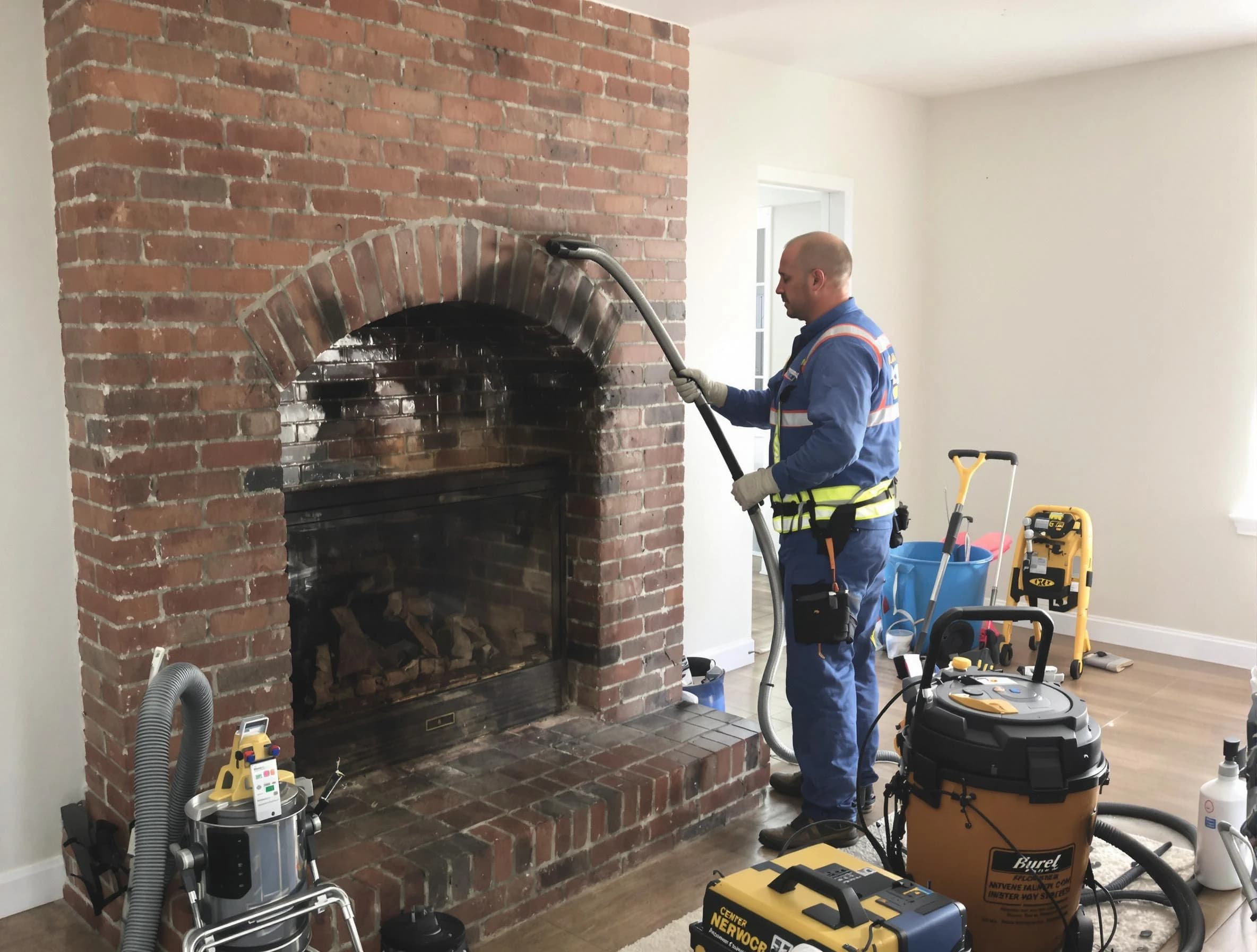 Irvington Chimney Sweep expert performing detailed chimney sweep in Irvington, NJ