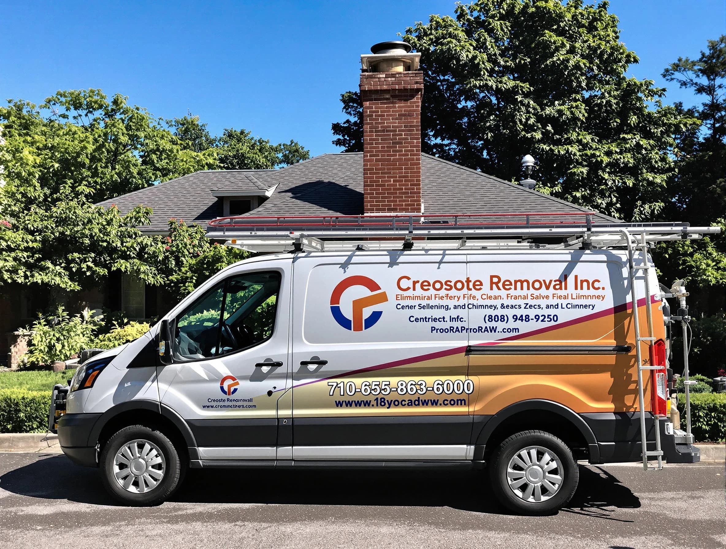 Irvington Chimney Sweep technician removing creosote safely in Irvington, NJ