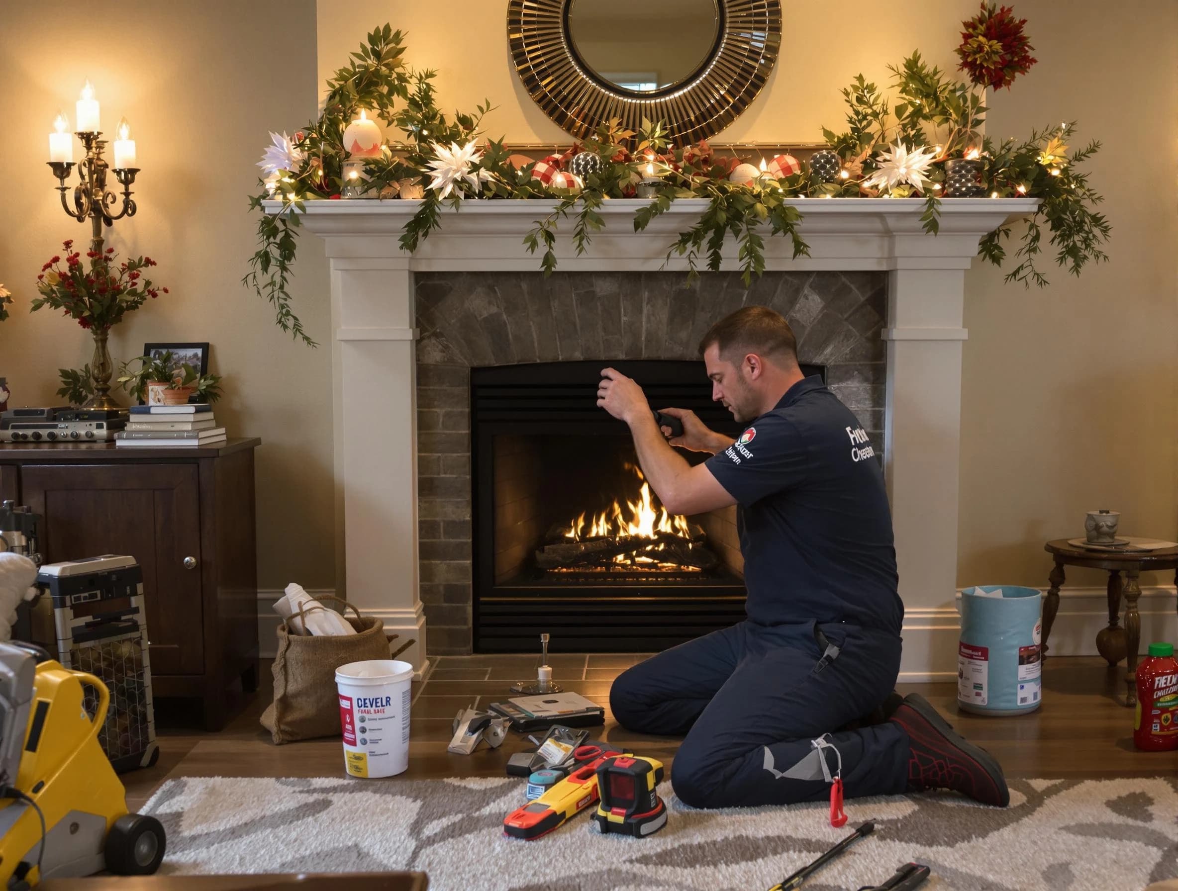 Irvington Chimney Sweep offering fireplace maintenance services in Irvington, NJ