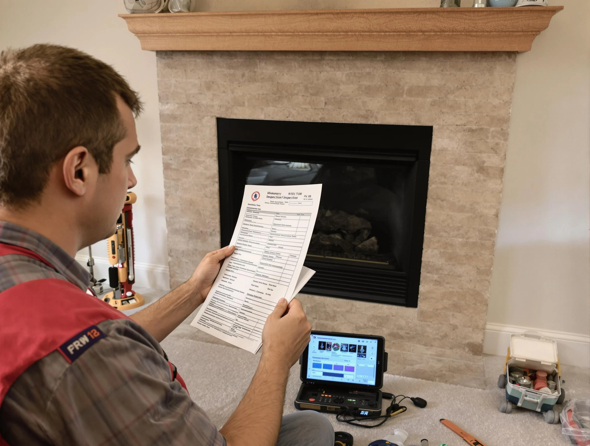 Thorough chimney inspection by Irvington Chimney Sweep in Irvington, NJ